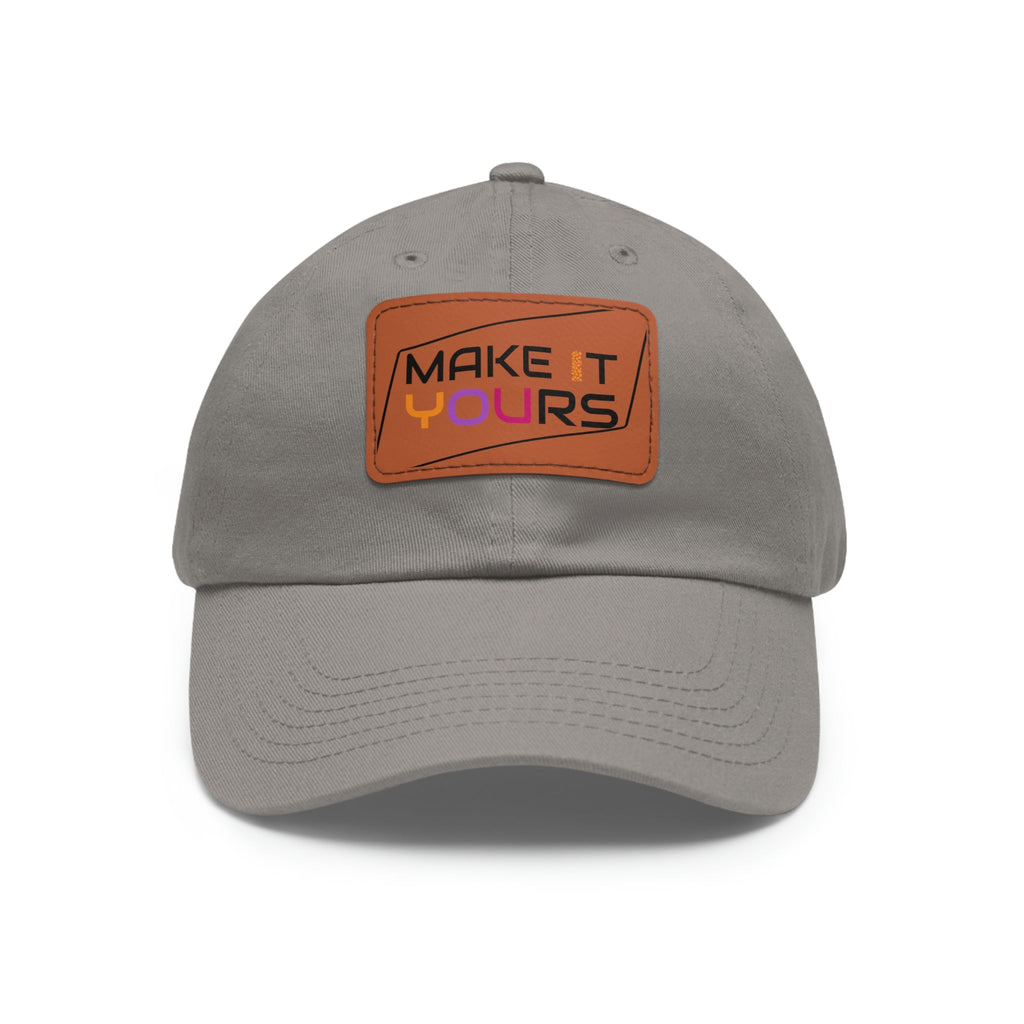 Dad Hat with Leather Patch